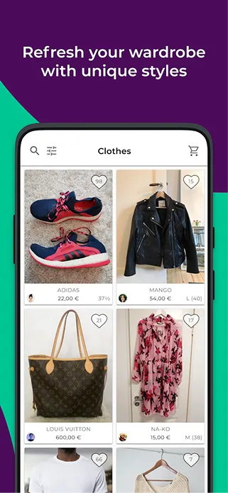 Zadaa clothes browse — refresh your wardrobe